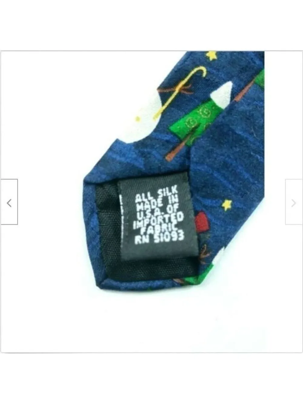 Hallmark Snowman Christmas Holiday Tie